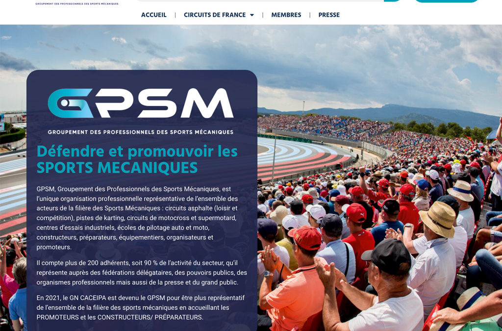 GPSM, Groupement professionnel des sports mécaniques